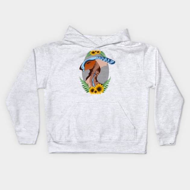 Parasunflower Kids Hoodie by Theesydsquid